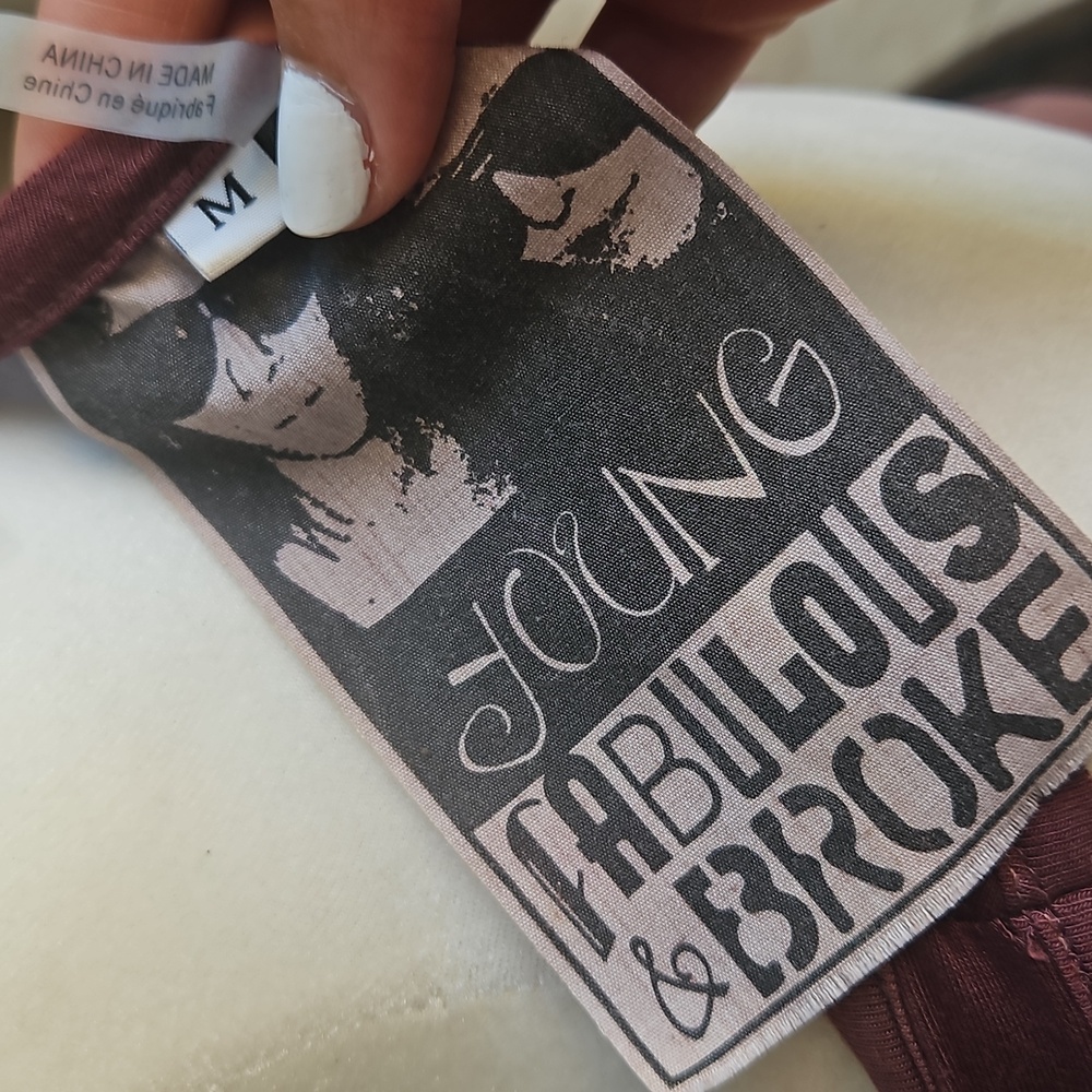 Young Fabulous And Broke Teal Turquoise Tie Dye Maxi Dress - Picture 4 of 4